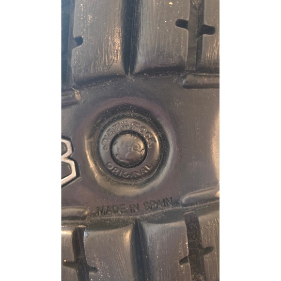 NEW ROCK Mens Black Leather Platform Combat Boots Size 45 Made in Spain - Picture 10 of 10